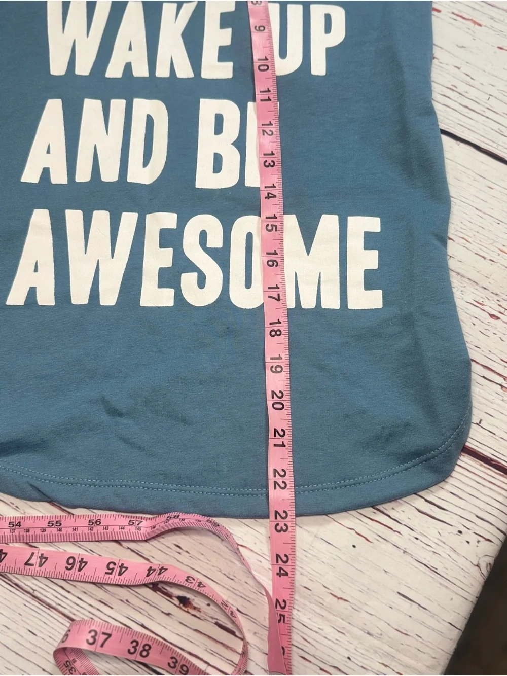Play On! XXL Dog Hoodie Shirt “Wake Up and Be Awesome” Blue Gray Pet Apparel